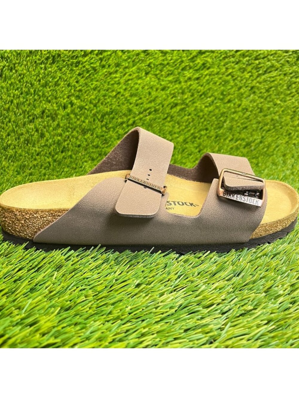 Birkenstock Arizona Birko-Flor Mens Size 8 Womens 10 Mocha Brown Beach Sandals